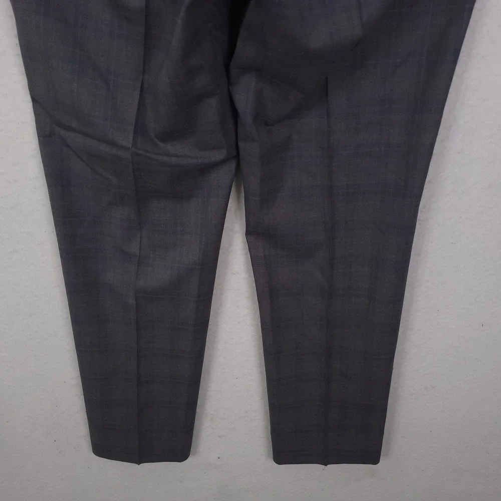 Incotex Dress Pant Men36 Fits 34x29 Plaid Super 130s Wool Classic Fit Pattern B